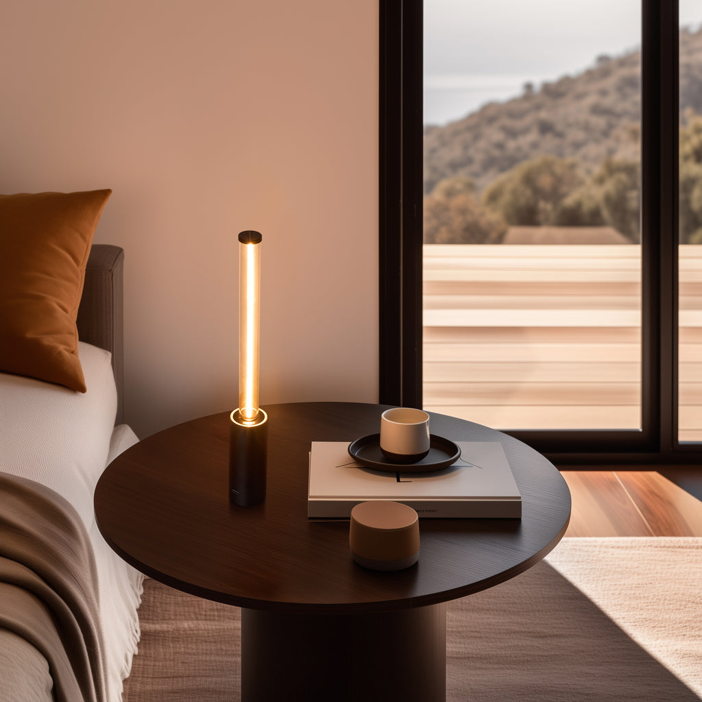 Wireless light, small light for small spaces, rechargeable battery-powered light, mini touch light, mood lighting, portable camping light, suitable for restaurants, bars, patios, bedside, bookshelves