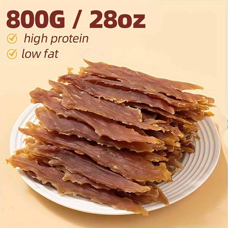 Mora Pets 狗狗適用 200/400g 軟質咀嚼鴨肉香腸 | 新鮮肉、高蛋白、適合小型、中型和大型犬的完美正向獎勵訓練零食