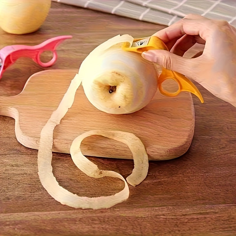 1PC Dolphin Thumb Apple Peeler, Creative Fruit Peeler for Apple Pear Orange Skin Remover Kitchen Tool