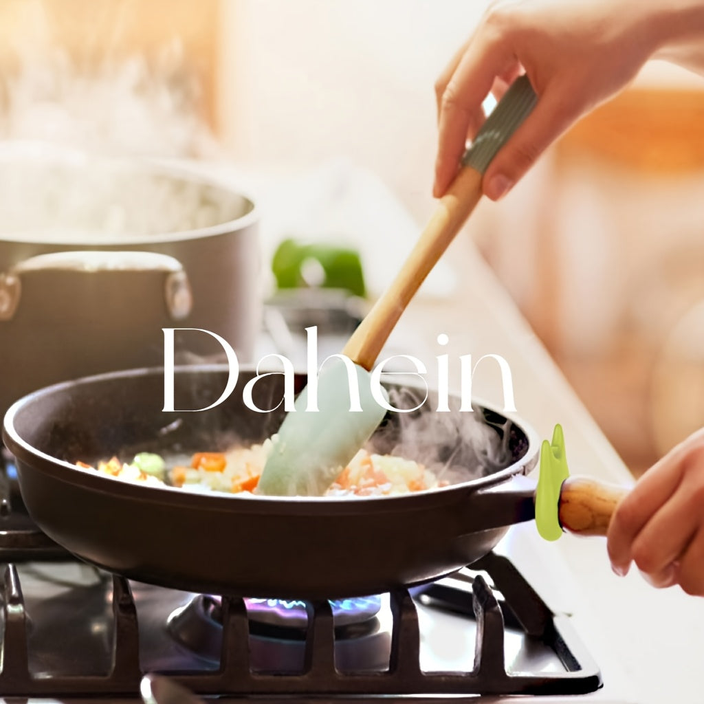 One Silicone Spatula Holder – Heat-Resistant Pot Clip & Ladle Rest, Flexible Kitchen Cooking Spoon & Pot Clip Rest – Not for Food Contact