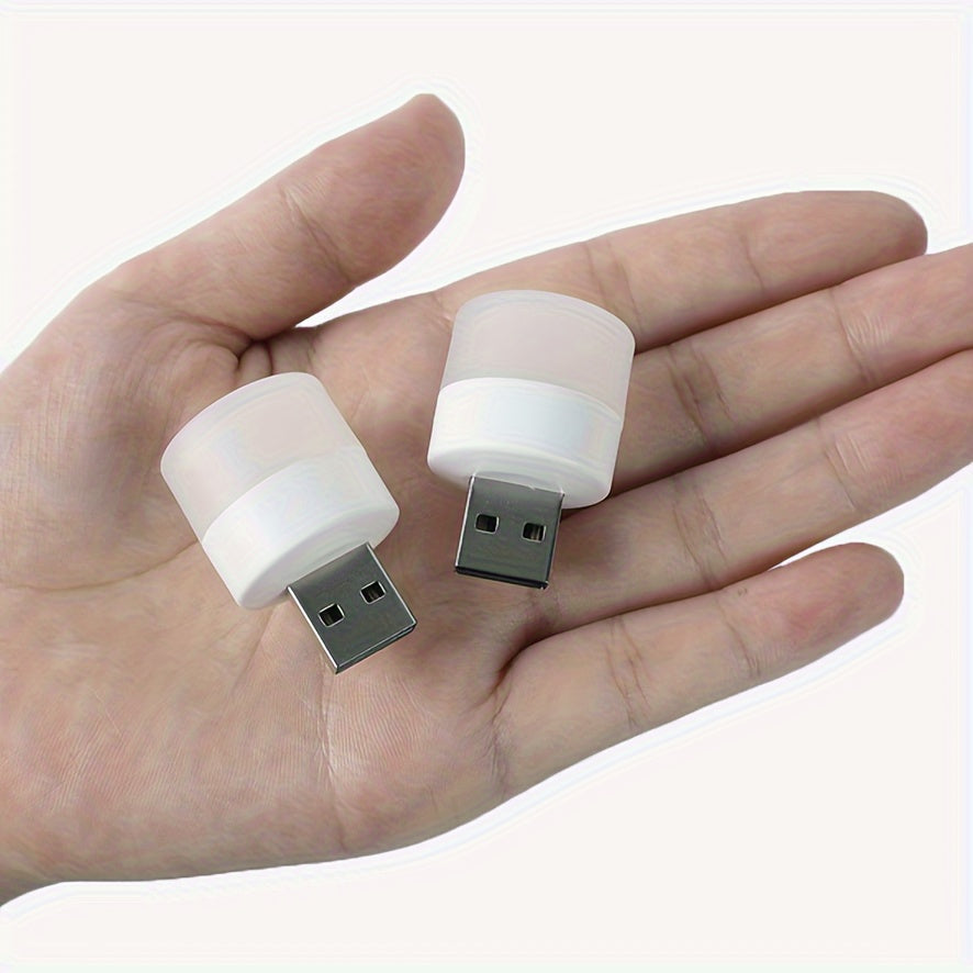 USB night light, compact LED bulb, portable mini lighting, ambient lighting, decorative light, mini USB light suitable for car, bedroom, bathroom, hallway