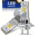 This is a set of two H7 LED headlights, offering 300W and 30000 lumens of brightness, designed for high beam and low beam functions. They are Canbus compatible, ensuring error-free operation, feature turbo fan cooling