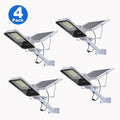 4/2/1 Pack Solar Outdoor Street Light, 4-Level Adjustable Brightness Commercial Lighting, Large PV Panel LED Beads, Long-Lasting Illumination, Waterproof Design for Rain, Snow, and Cloudy Days, Timer 3/5/8 Hours