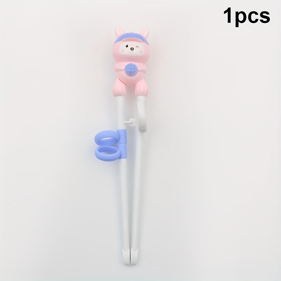 Toddler Dinosaur-Shaped Training Chopsticks - Reusable, Colorful Learning Aid