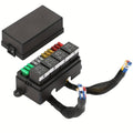 Pre-Wired Fuse Relay Box, 2/3/4/6 Way 4-Pin 40A Relay Block Kit, Suitable for Car Truck Boat JEEP