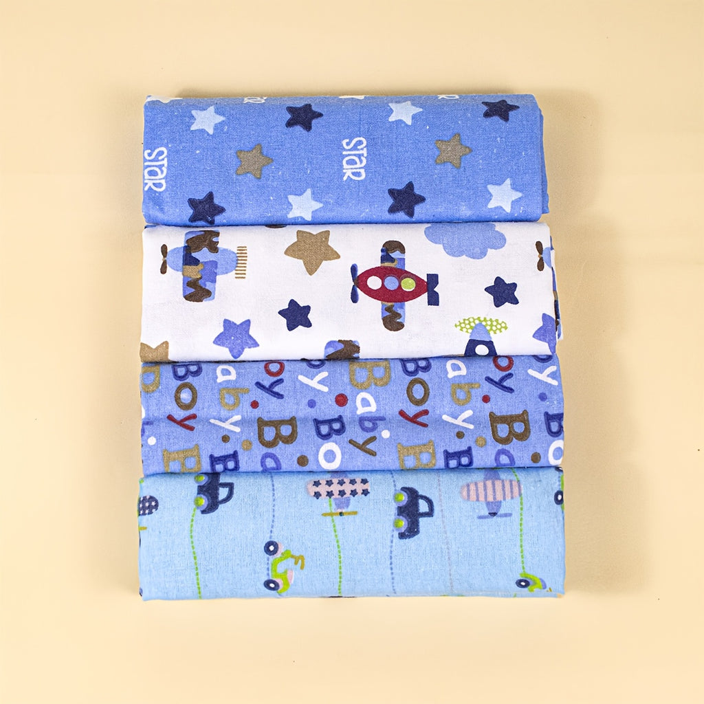 4pcs婴儿毯，轻薄款舒适柔软的盖毯，多功能婴儿毯