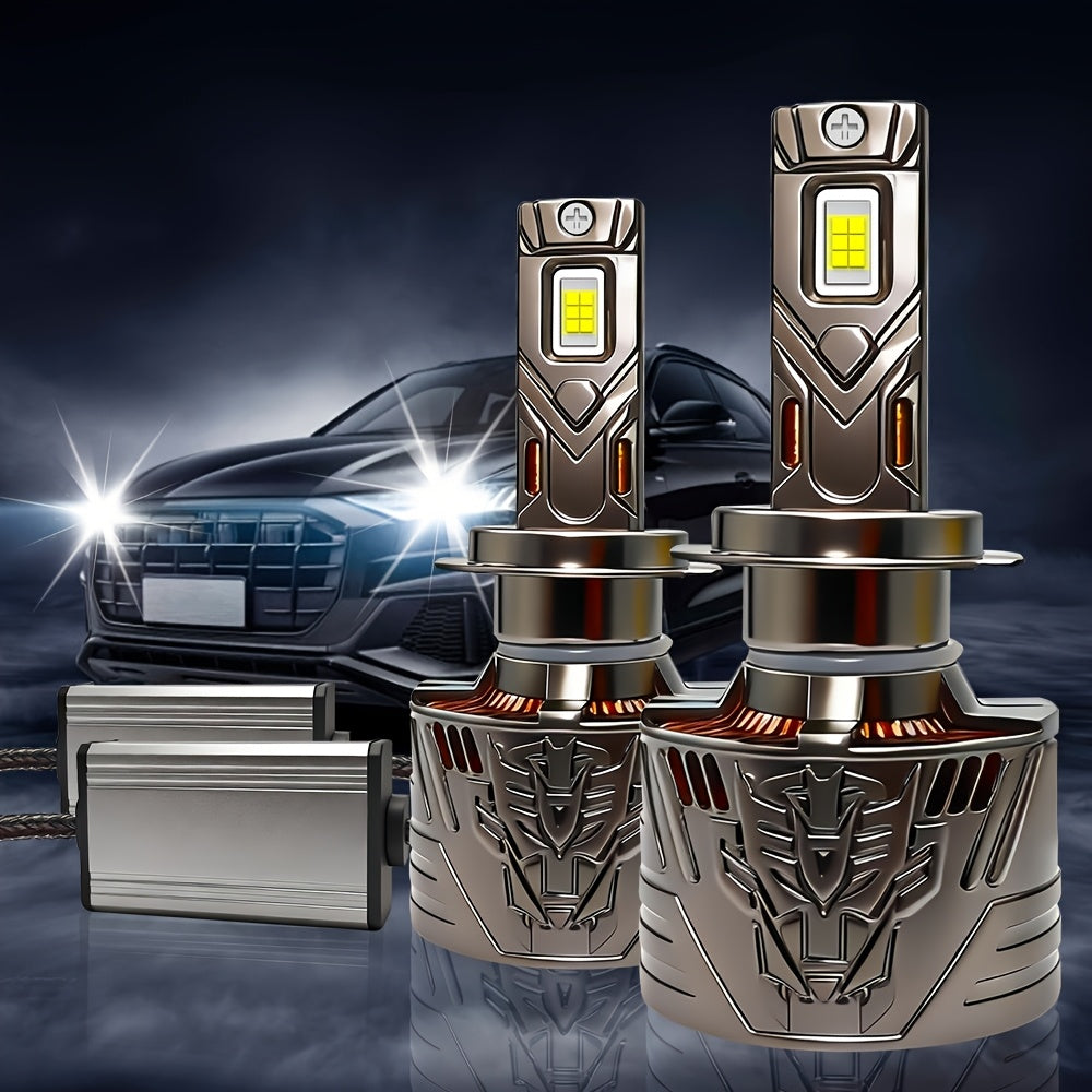 2-Pack, H11 Car Headlights, H4 LED Headlights, 55400 Lumens, 6500K White Light, 3570CSP Chip, 600% Brightness Increase. Models include H1, H4/9003/HB2, H7/H18, H8/H9/H11/H16, 9005/HB3, 9006/HB4 and 9012/HIR2