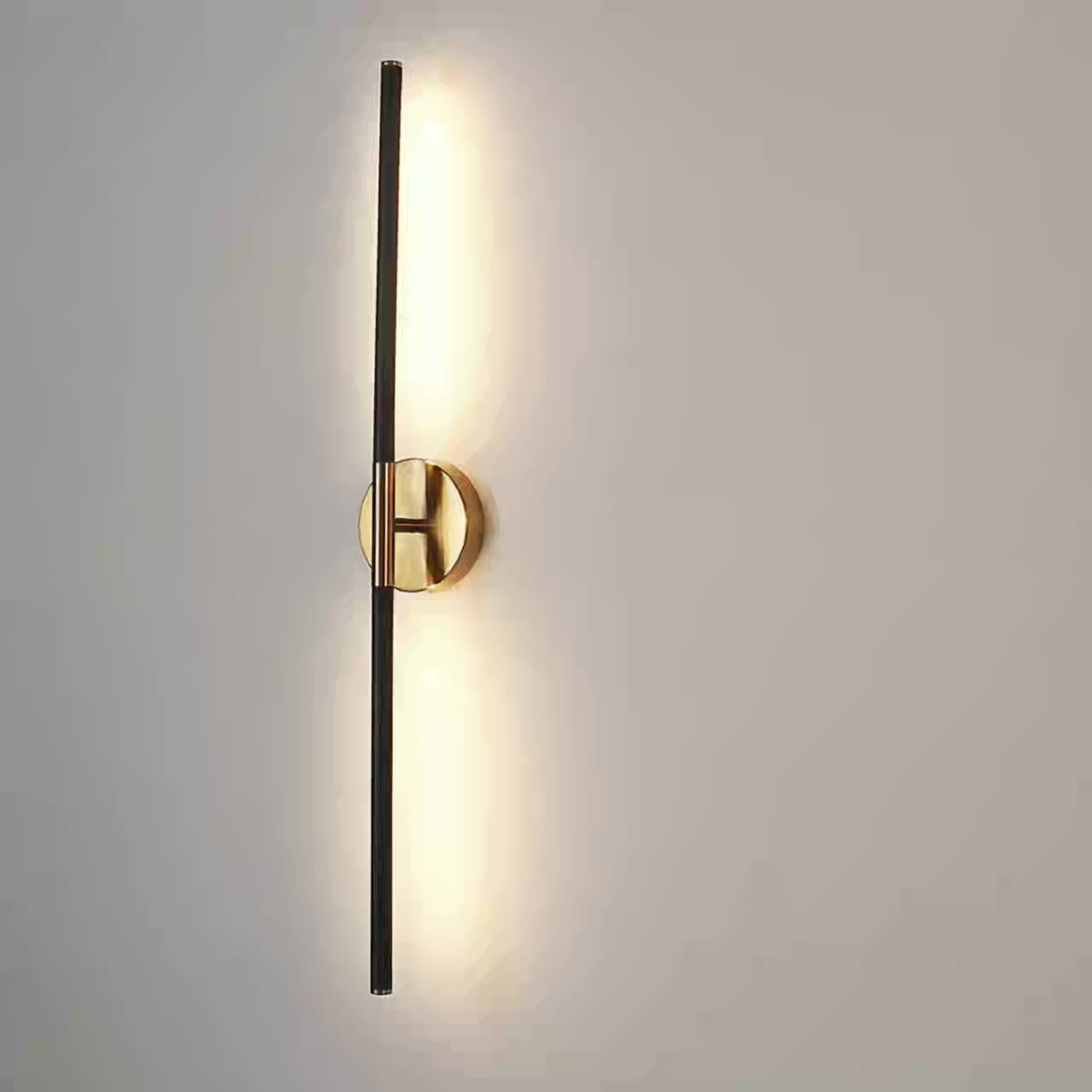 Rechargeable 31.5-Inch Indoor Wall Light, Gold, Adjustable Color Temperature, Home Decoration