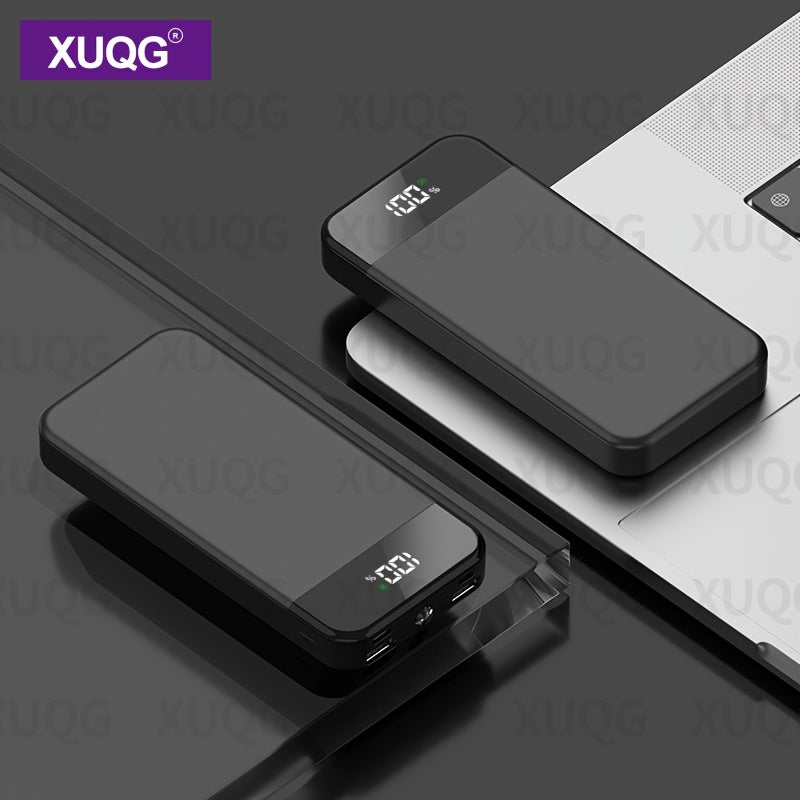 20000mAh Power Bank with LED Power Display, Built-in LED Light, Dual Input/Output, Compact Portable Charger for Mobile Phones