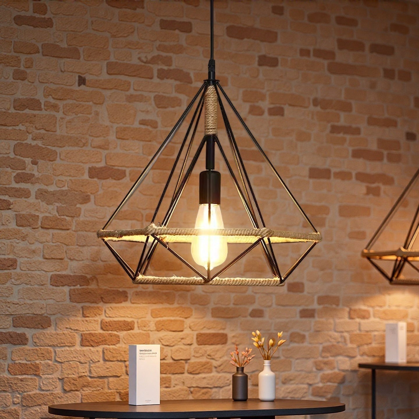 Single-head semi-recessed light fixture, 8-inch (approx. 8.66 inches) farmhouse style ceiling light, suitable for kitchen island, hallway, porch, laundry room, entryway, adjustable height / dining room (bulb not included)
