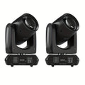 160W beam light, black moving head light, moving head light, spotlight, LED stage light - DMX512 control, with 12 colors and 15 gobo patterns, 18-facet prism, voice/sound activation, aluminum alloy housing