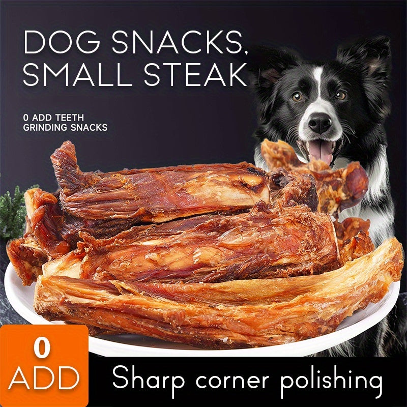 80g 小型犬磨牙棒 - 牙齒清潔磨牙骨，牛排口味，狗狗零食，幼犬健康磨牙玩具，幫助清潔牙齒和清新口氣，耐用且安全的狗狗磨牙棒，非常適合小型犬和幼犬