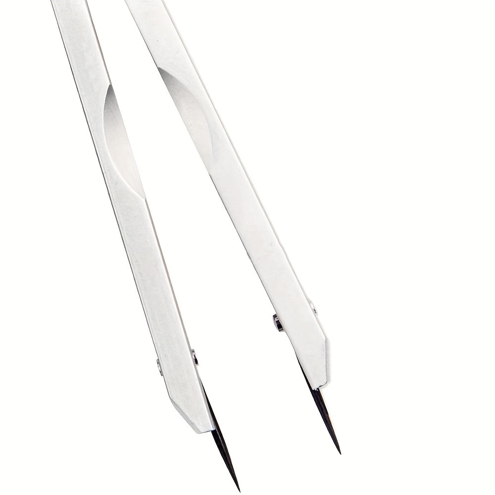 心电图卡钳黑色 卡钳电动心电图分隔器 EKG 卡钳 ECG 卡钳 电动心电图分隔器 心电图测量工具带标尺心电图绘图分隔器 适用于医生、护士、医学生 用于哺乳(黑色)