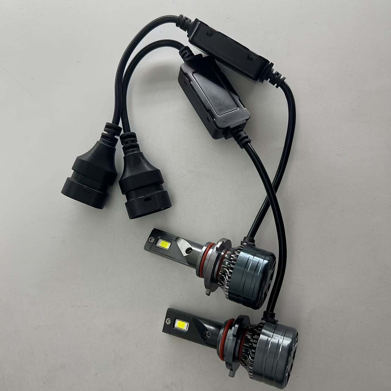 2-Pack H7 H4 H11 LED Headlights 160W High Power H8 H9 HB4 HB3 9005 9006 Turbo Light 6000K White Light, Special for Car Lens, 12V Voltage