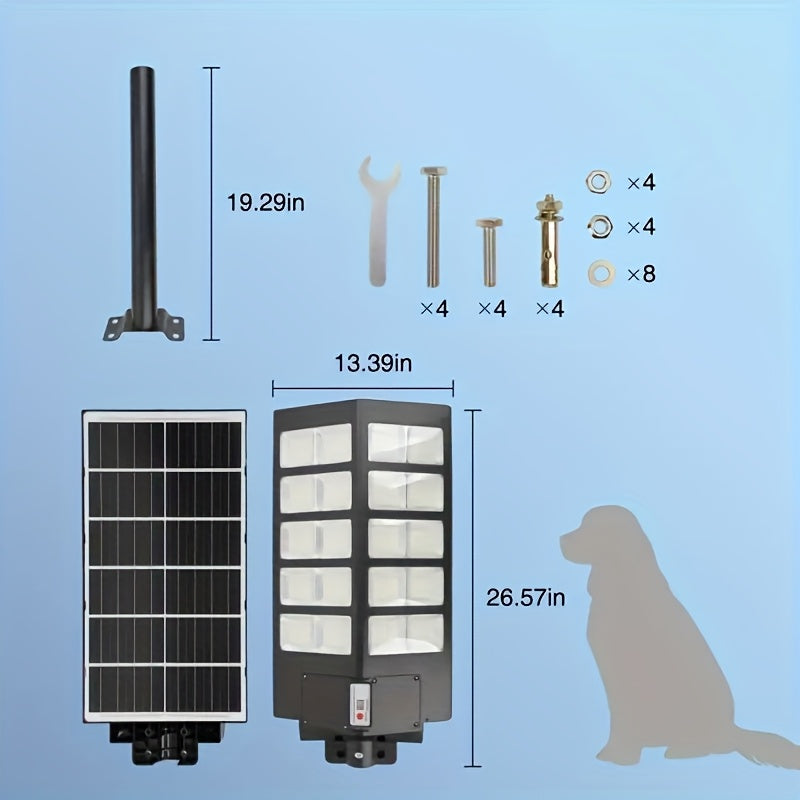 Outdoor Solar Street Light, Easter Wedding Decoration Room Light, Solar Parking Lot Light, Festival Decoration Commercial Solar Light, Sunrise Sunset Sensor, Garden Courtyard Valentine‘s Day Security Area Lighting