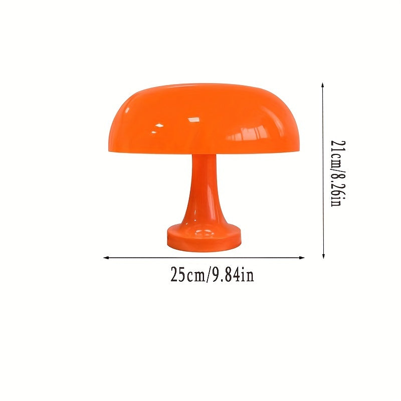 1 piece living room decorative lighting modern minimalist table lamp LED mushroom table lamp, desktop lighting lamp, for Christmas home decoration, Christmas ornament, room decoration, hotel bedroom bedside lamp