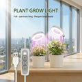 2 Pack - 2026 Upgraded Full Spectrum Indoor Plant Grow Light, Height & Brightness Adjustable Plant Growing Lamp, Auto On/Off Timer, 720° Rotatable Magnetic Suction Head, Ideal for Seedlings, Hydroponics & All Indoor Plants