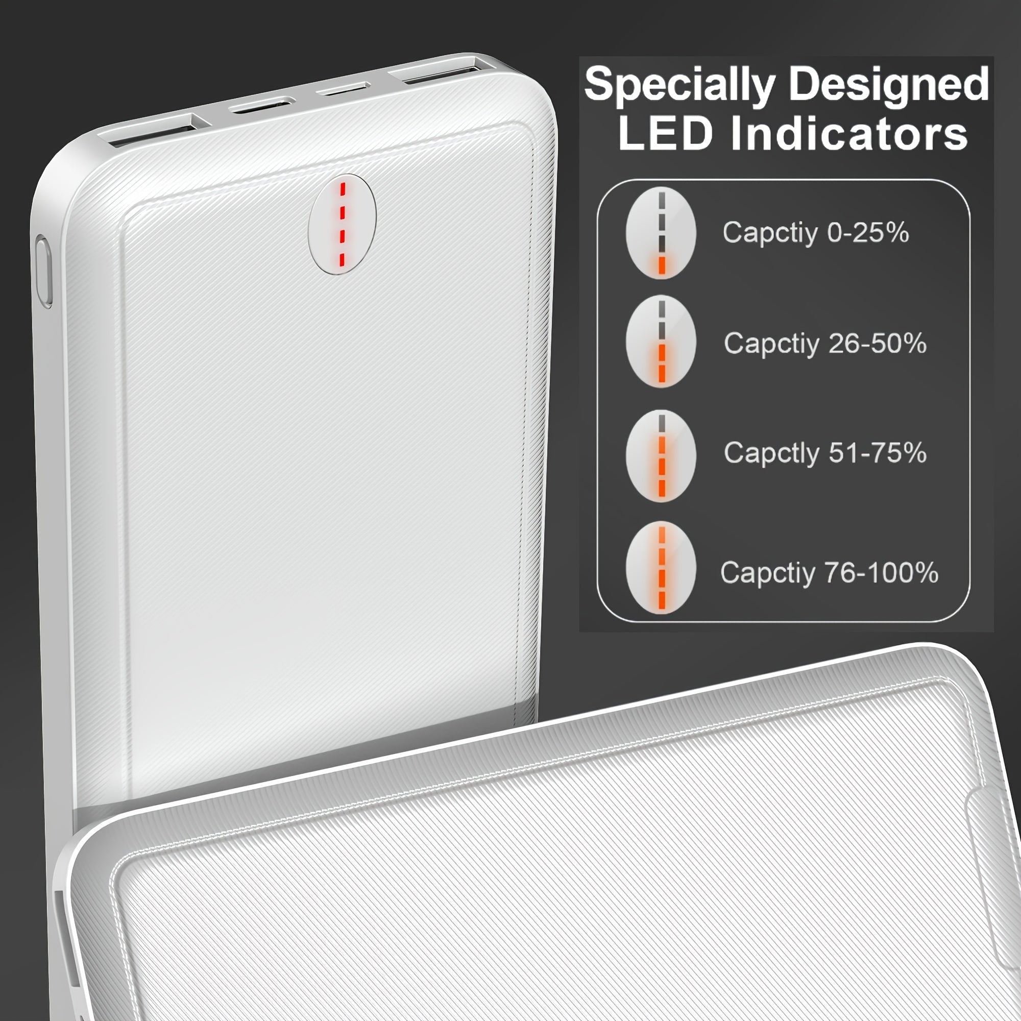 Three 10000mAh Power Banks with 5V3A Fast Charging for Mobile Phones, Tablets, Heated Jackets, And All-around Charging