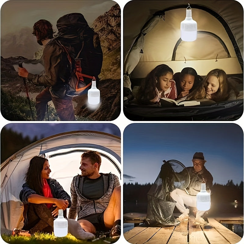 USB rechargeable bulb, summer adventure light, picnic light, night work light, portable night light, high brightness hook light, reading light, RV bedside light, car emergency light