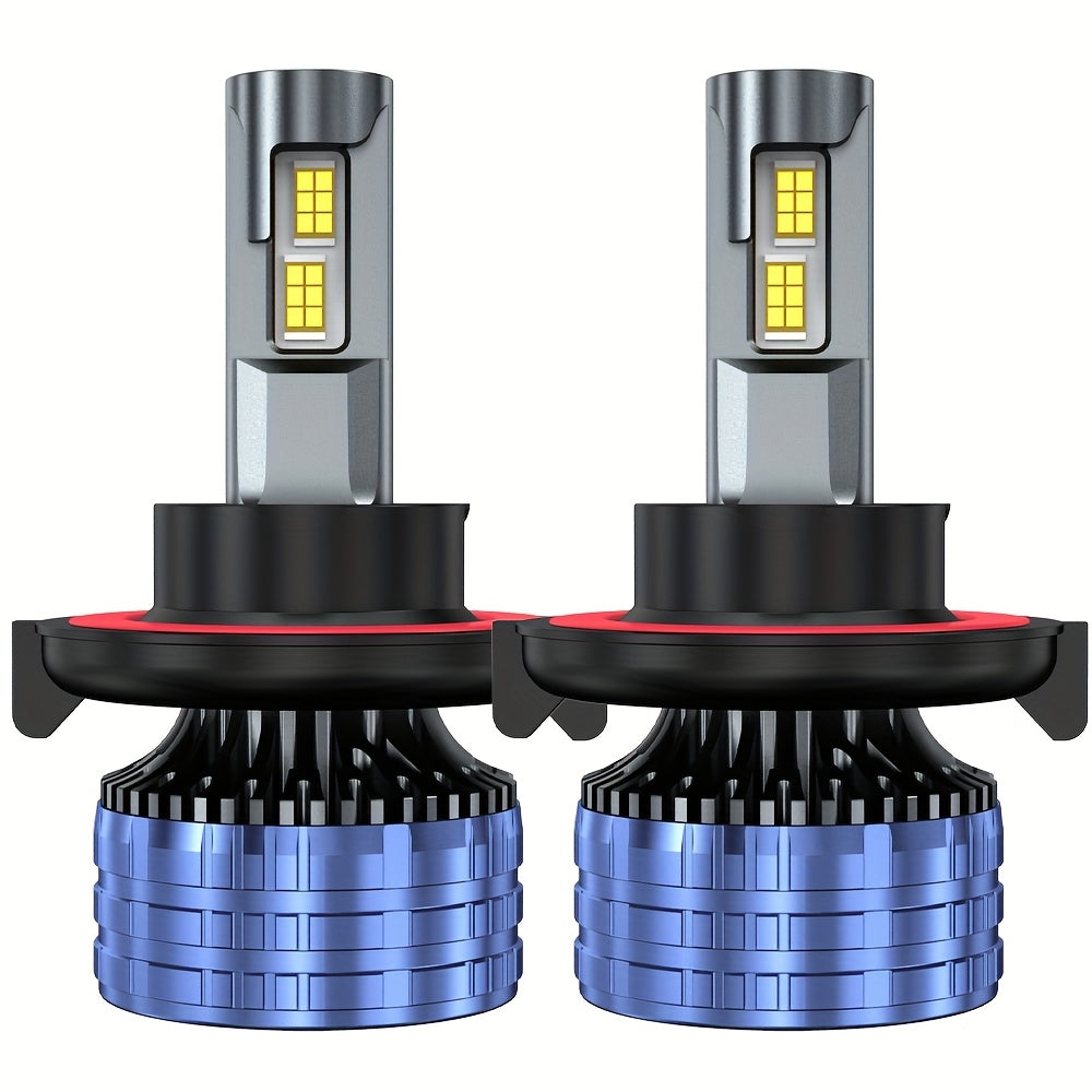 2-Pack H7 H4 H11 LED Headlights 220W High Power Canbus H1 H8 H9 9005 HB3 9006 HB4 9012 HIR2 9007 HB5 9008 H13 Turbo Light 6000K Car Light, No Battery Included