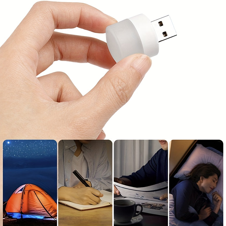 USB night light, compact LED bulb, portable mini lighting, ambient lighting, decorative light, mini USB light suitable for car, bedroom, bathroom, hallway