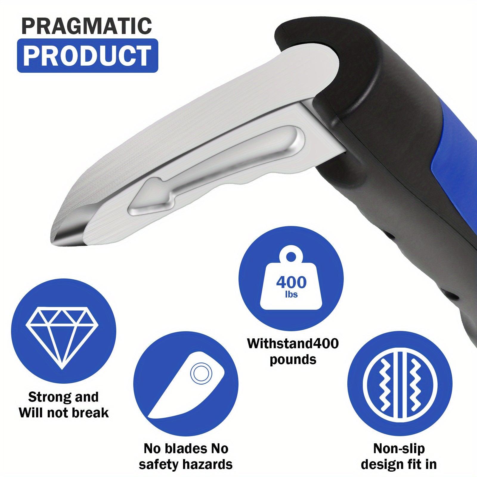 2/4-Pack Car Door Assist Handle – 2-in-1 Multifunctional Vehicle Support Grip, Window Breaker, Portable Car Grab Handle for Seniors & Vehicle Emergency Tool