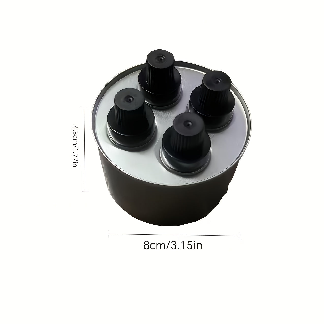1-Pack Portable Outdoor Burner Canister (Liquid Not Included): For Cooking Only, Not for Food Contact, Adds Fuel for Up to 6 Hours of Use, High-Quality & Reusable, A Reliable Choice for Camping & Parties