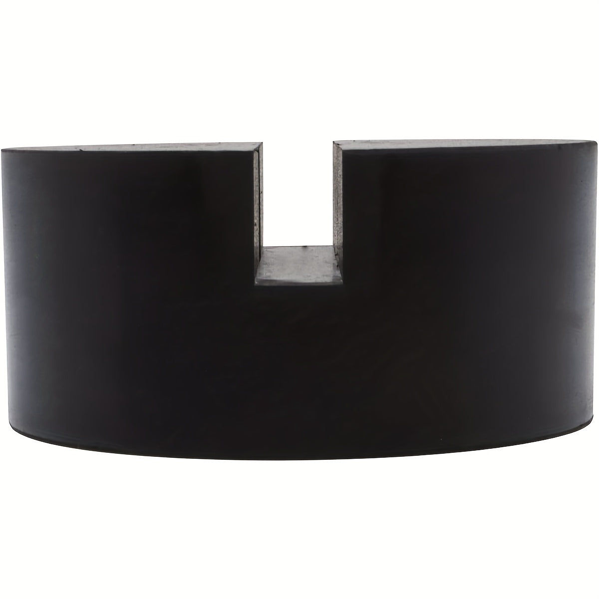 Universal Black Vulcanized Rubber Jack Pad (Single Piece) – Designed for Automotive Hydraulic Use, Provides Shock Absorption Protection for Vehicle Lifts, Jacks, and Floor Jacks