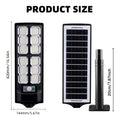 1 PC Outdoor Solar Motion Sensor Street Light, Powerful LED Solar Outdoor Courtyard Street Light, Wide Angle Outdoor Lighting, with PIR Motion Sensor and Automatic On/Off Switch - Perfect for Garage, Backyard, Doorway, Street Lighting, Garden