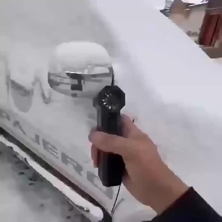 9000000 RPM High Power Brushless Motor Turbo Fan, Air Drying Function, Type-C Rechargeable Battery, Digital Display, LED Light, Multiple Nozzles Included, Ideal for Car Windshield, Leaf Blowing, BBQ Charcoal Ignition