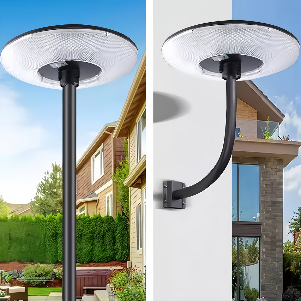 Solar Street Light, 216 LED Round UFO Light, Villa Community Square Landscape Light, Integrated Street Light and Courtyard Light