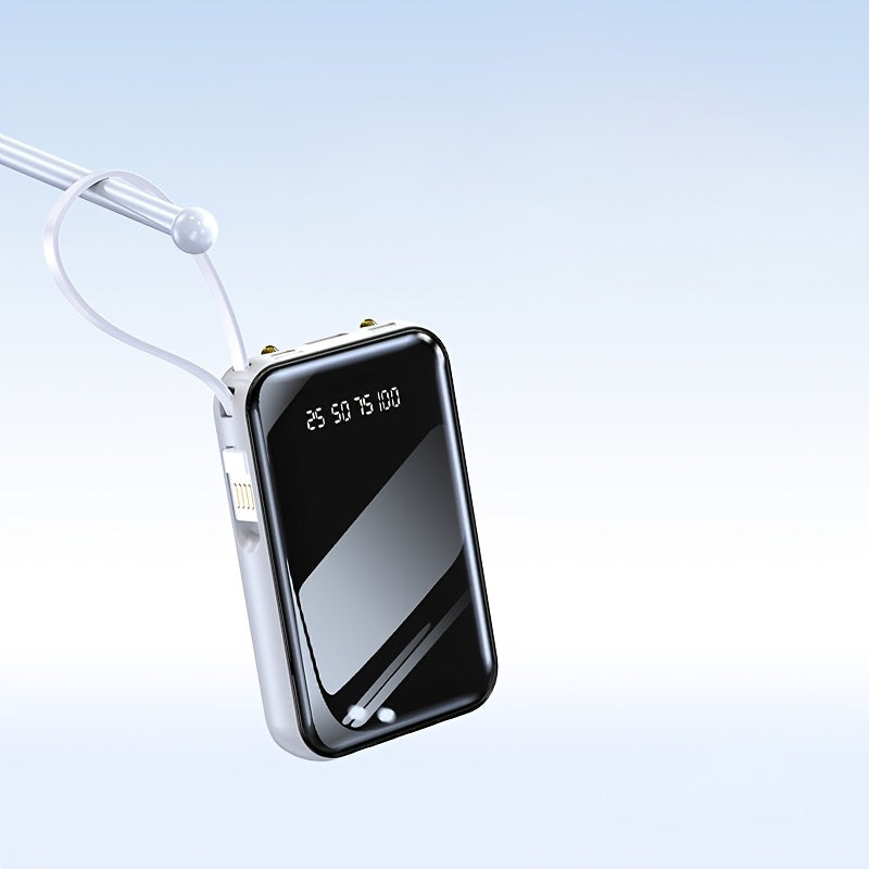 50,000mAh 大容量行動電源，小巧易攜帶，支援 PD20W 快速充電，內含各式數據線、手電筒、LED 燈和掛繩，非常適合戶外緊急電源、備用電池組