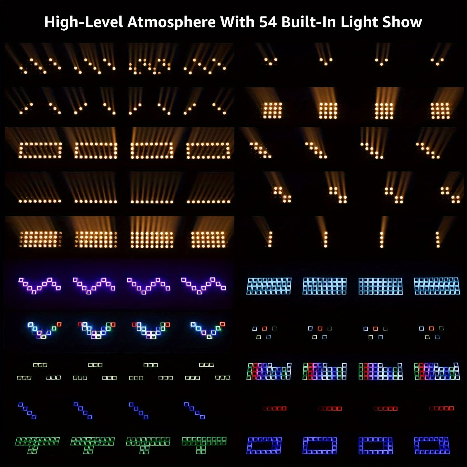 220W LED Wall Light Wash Light Flash Beam Stage Light Wall Light Bar Effect Spotlight Stage Light Moving Head Disco Party DJ Effect Light
