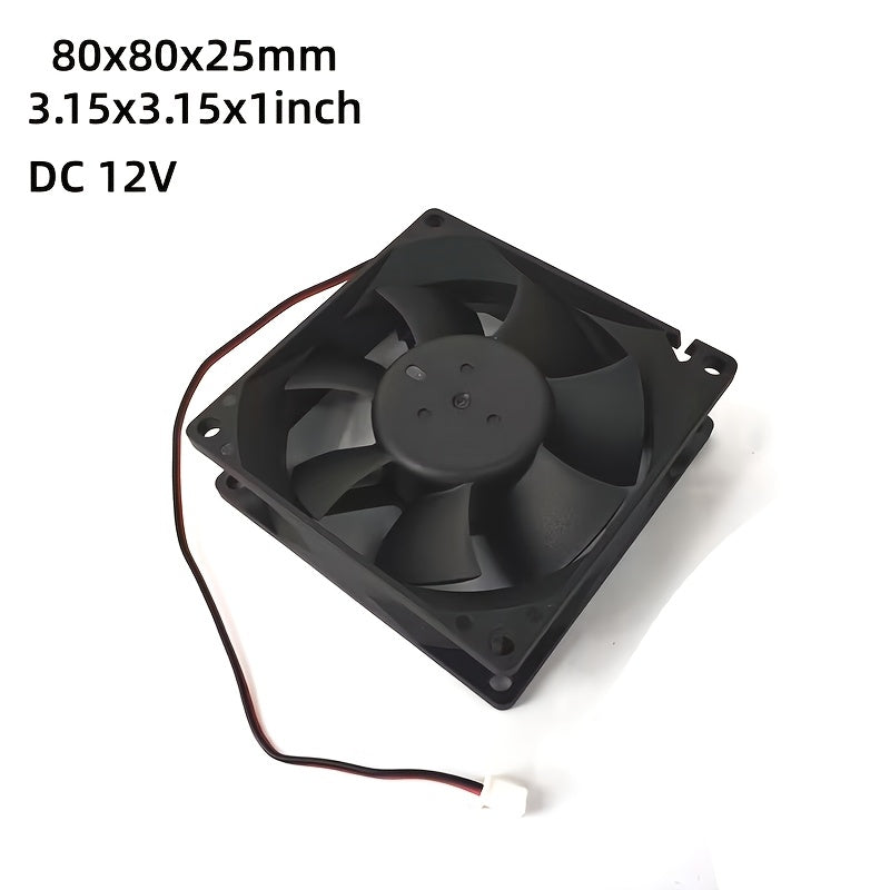 5V 12V 24V Computer Cabinet Cooling Fan, 5/6/7/8cm 3.54Inch 4.72Inch High Airflow Inverter Silent Power Supply Fan