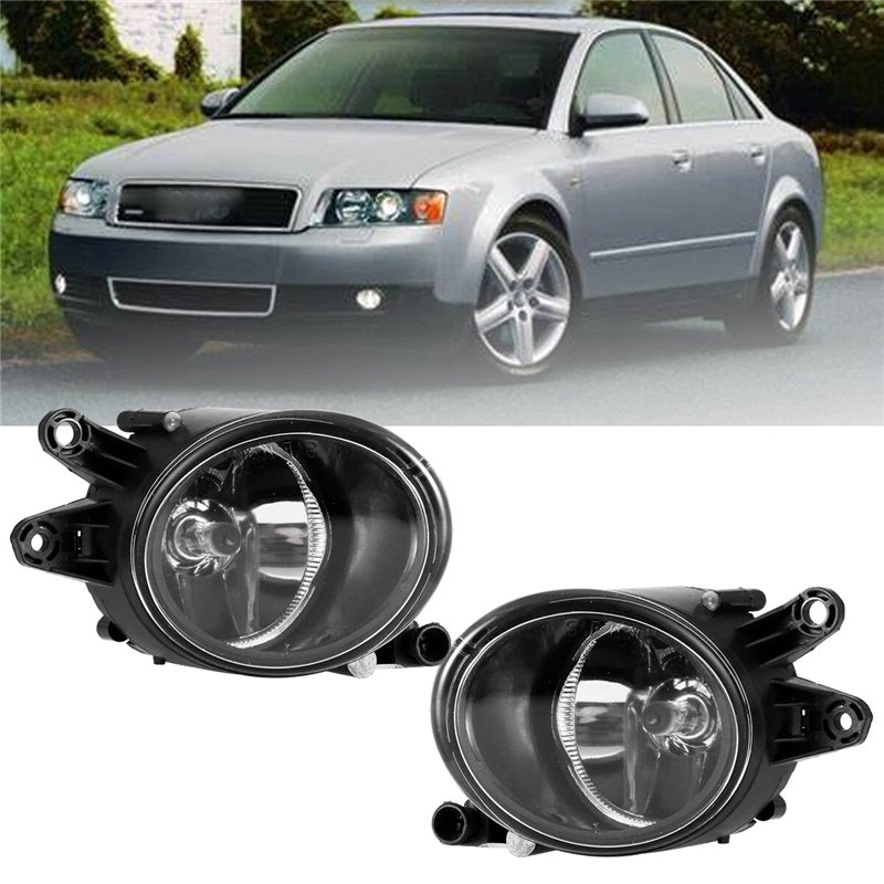 Pair of Left & Right Car Headlights for Audi A4 B6 2001-2005, Clear Headlight Fog Light Replacement, Auto Body Parts 8E0941700 8E0941699
