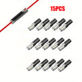 Black Terminals, 15/30/75PCS Pluggable Universal Quick Splice Connectors, Solderless & Stripless Quick Terminal Connection