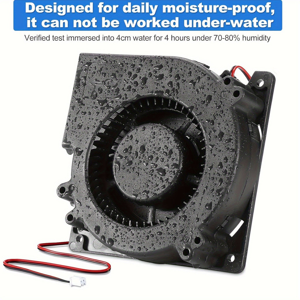 1pc 120mm x 32mm Blower Fan, 2-Pin Cooling Fan for PC, Small Appliances & Electronic Equipment