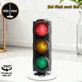 2D Flat - 1 Elegant Traffic Light Decoration, Exquisite Rotating Acrylic Design, Fine Workmanship, Perfect for Living Room, Bedroom, Study and Various Festival Decorations