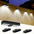 4pcs/6pcs Outdoor Solar Fence Light, Solar Fence Light Outdoor LED, Solar Fence Light Suitable for Outdoor, Backyard/Railing/Steps/Courtyard/Wall and Home Decoration