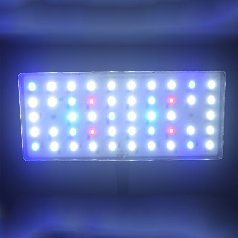 Full Spectrum Aquarium LED Light, Dimmable Brightness 360° Rotatable Fish Tank Aquatic Plant Grow Light