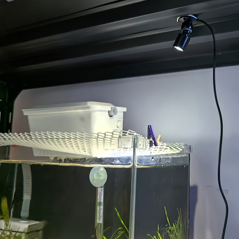 Dual-head USB LED desk lamp, with gooseneck arm and USB cable - suitable for office, aquarium, bookshelf - USB spotlight, ceiling/luminaire (not compatible with USB port)