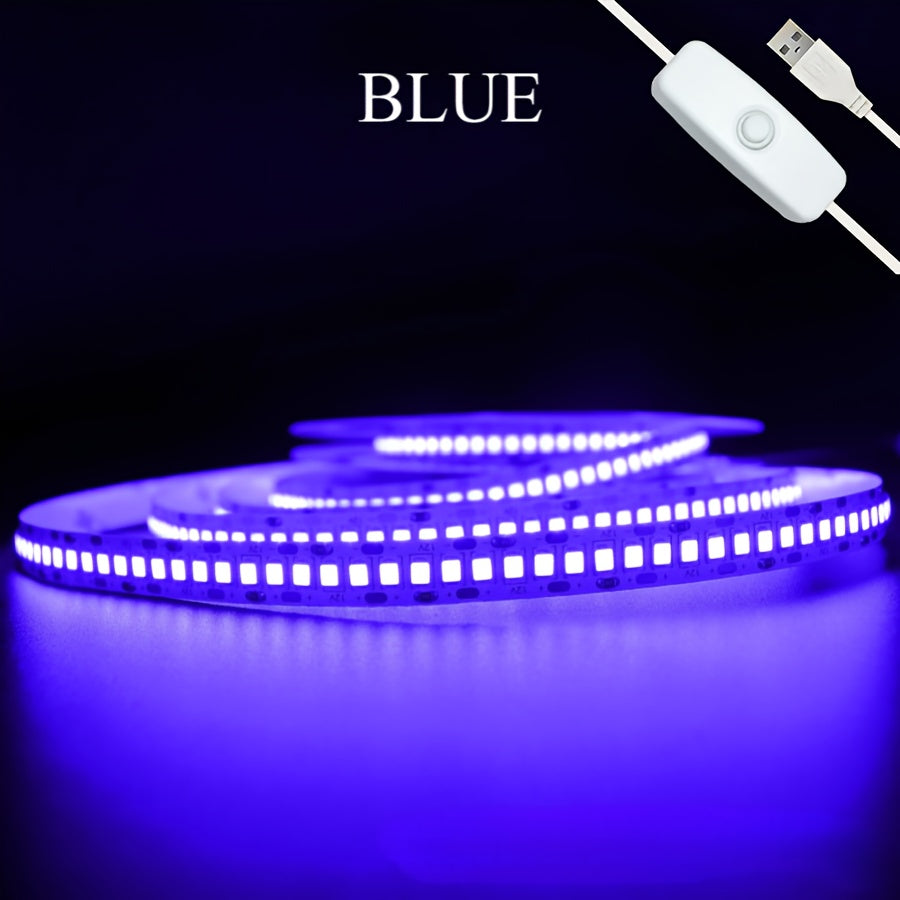 USB LED灯带有开关，柔软光带用于厨房房间楼梯照明