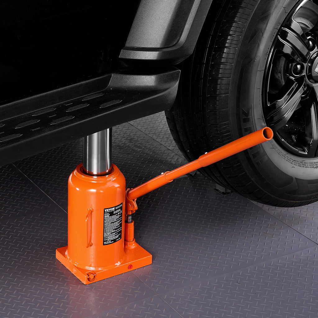 VEVOR Hydraulic Bottle Jack – 20 or 50 Ton Heavy-Duty Lifting Jack, Manual & Pneumatic Dual-Mode High-Lift Jack for Cars, Trucks, SUVs, RVs, Auto Repair Shops