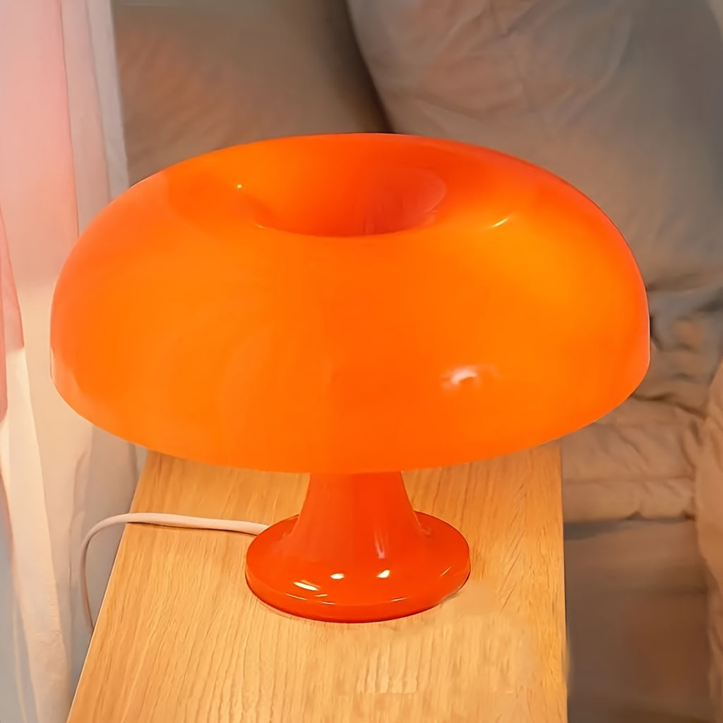 1 piece living room decorative lighting modern minimalist table lamp LED mushroom table lamp, desktop lighting lamp, for Christmas home decoration, Christmas ornament, room decoration, hotel bedroom bedside lamp