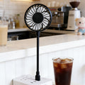 Nordic Style Black Hose Desktop Fan, 3-Speed Quiet Mini Fan, Portable Cooling Fan for Office Dorm Desk Home Use