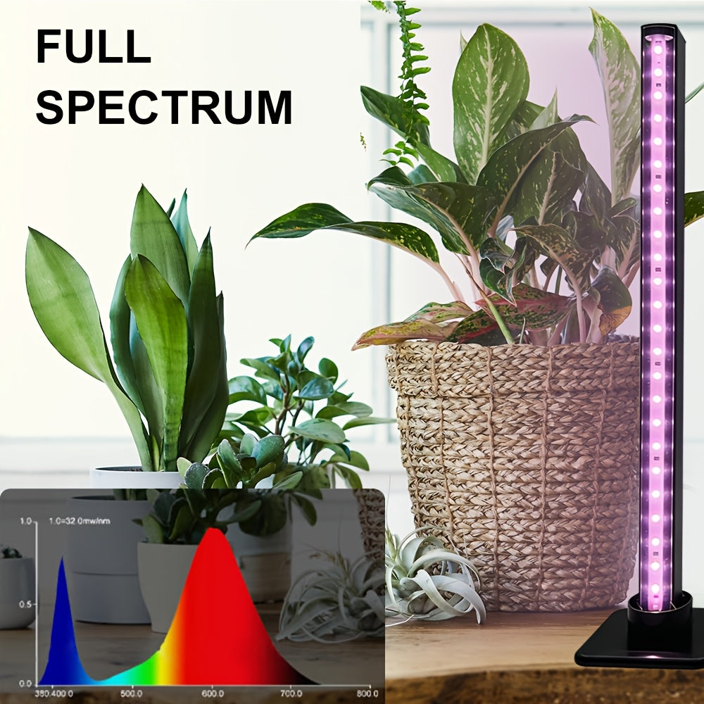 Desktop Full Spectrum Plant Grow Light, Aluminum Alloy Housing, USB Powered, Indoor Supplemental Grow Lamp for Succulents, Small Plants & Desktop Potted Plants