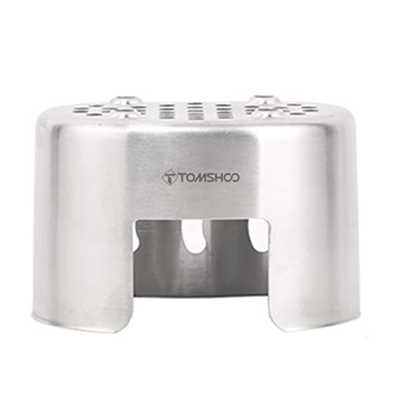 Military Canteen Cup Holder, Stainless Steel Wood Stove for Outdoor Camping, Hiking, Picnic, BBQ Stove Stand