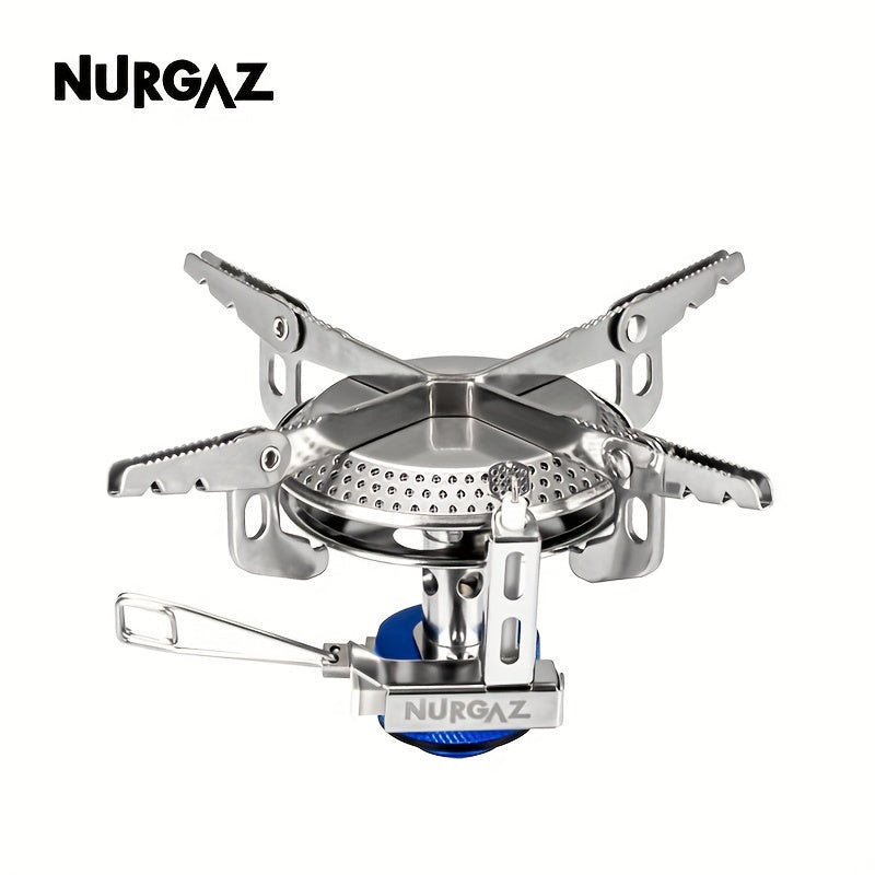 Camping Stove with Capacitive Ignition, Storage Case Included, Portable Foldable Stove, Ideal for Outdoor Backpacking, Hiking and Picnic