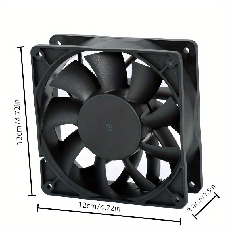 High Performance DC Boost Cooling Fan, Brushless Motor, Suitable for Electronic Devices, 12V/24V Power Supply