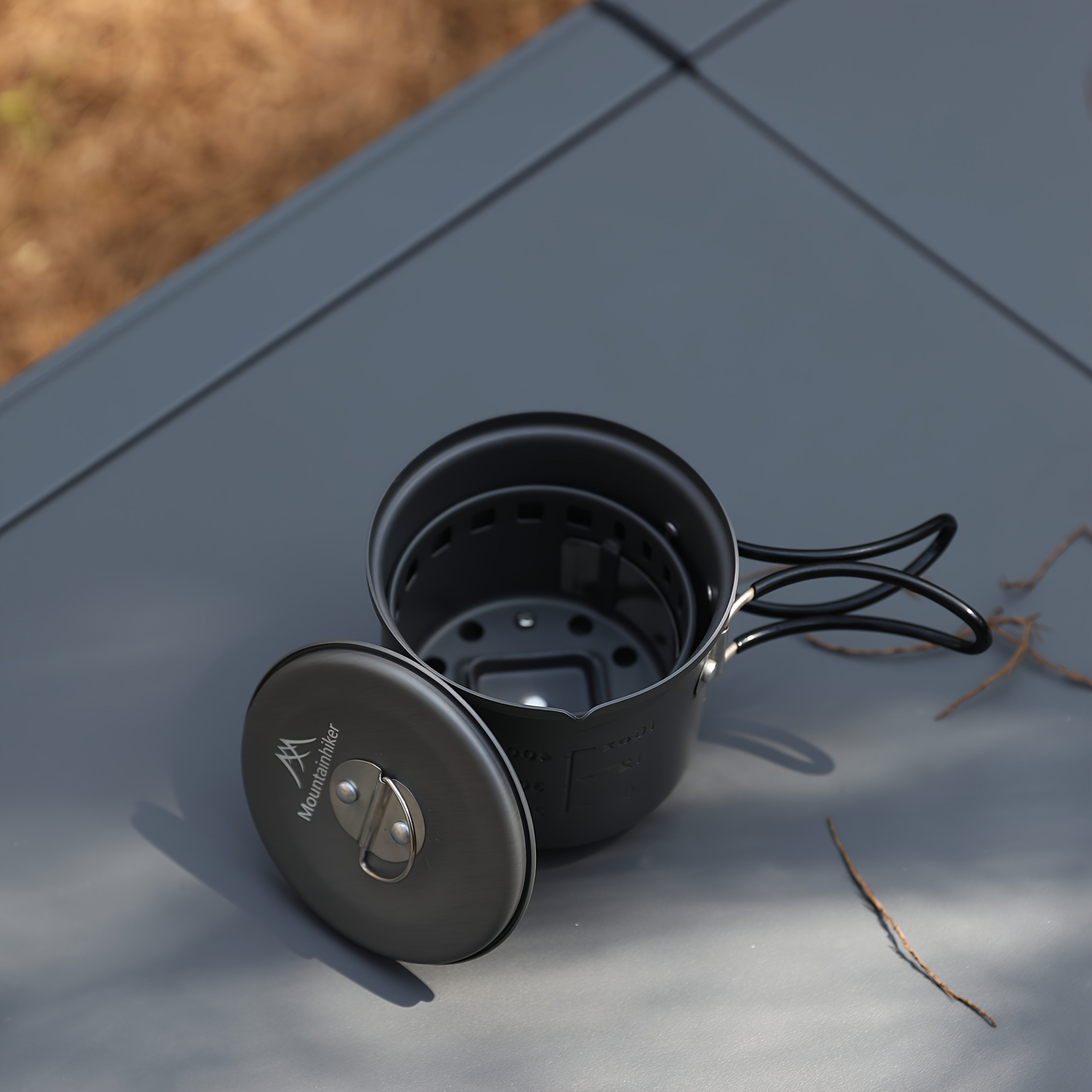 Separate Stove | 40-Min Long-Lasting Outdoor Stove Set | Ultra-Light Aluminum Portable Stove | Must-Have for Camping, Picnic & Tea Boiling (Free Storage Mesh Bag) | Only for Cooking